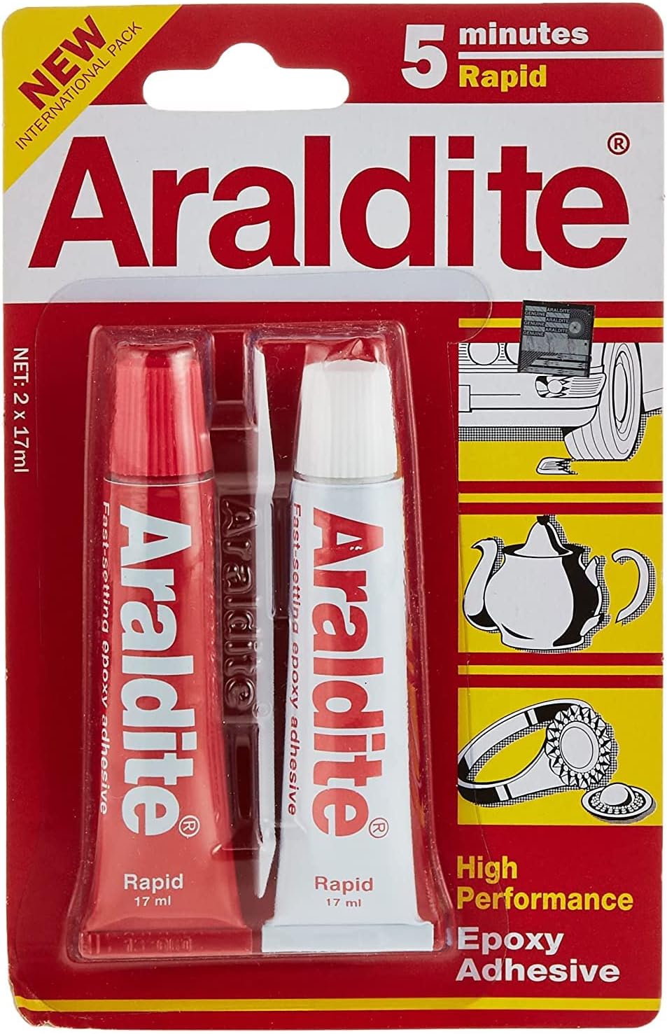 Araldite Epoxy Adhesive High Performance - 5 Minutes Rapid