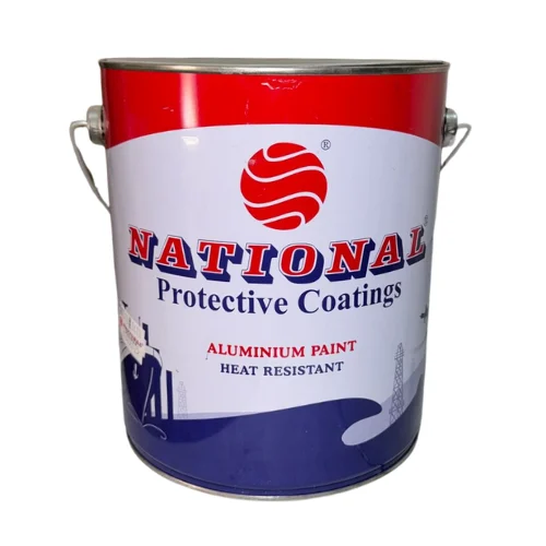 National Paints Aluminum Paint - Heat Resistant 4 Ltr