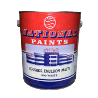 National Paints Eggshell Emulsion Matt 800 White 4 Ltr
