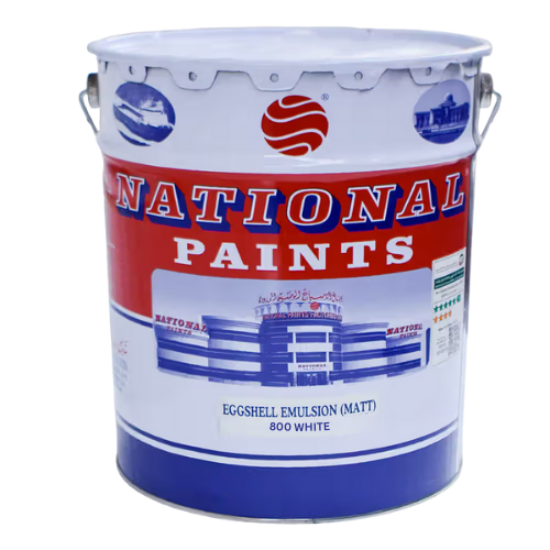 National Paints Eggshell Emulsion Matt 800 White