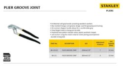 STANLEY 84-111 300mm/12'' Groove Joint Plier | Waterpump Plier - Image 5