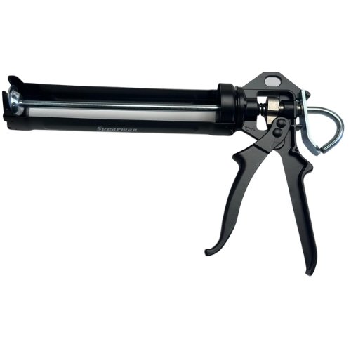 Spearman CAULKING GUN Black Spearman xtra heavy duty caulking gun with black aluminium handle