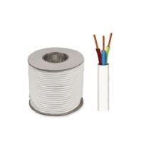 Flexible Cable by RR Kabel RR FLEXIBLE CABLE 3CORE 4MM WHITE UAE