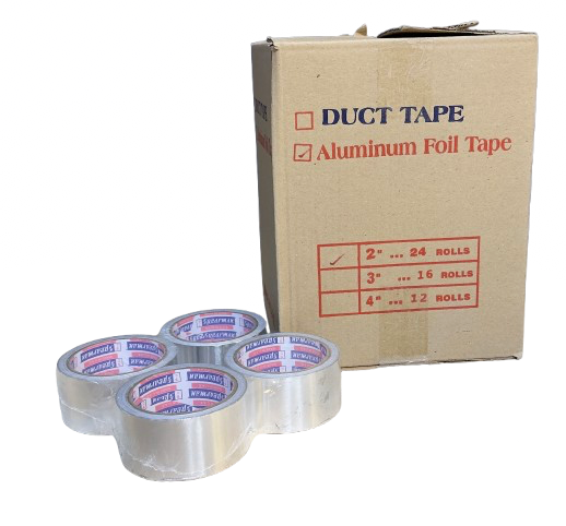 Spearman-Aluminium-Foil-Tape-2-Inch-x-25-Yards.png Spearman Aluminium Foil Tape 2 Inch x 25 Yards – HVAC Duct Sealing Tape - Image 1