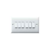 10A 6-Gang 2-Way Electrical Switch by RR Kabel RR W1022 UAE